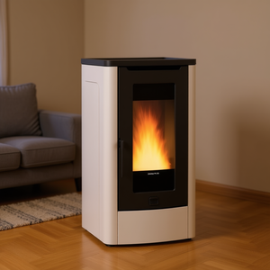 Estufa de Pellets DAHIANA PLUS 5.0 Evo Ivory de 5 Estrellas y 10kW, Clase A+, 1295151, Diseñada para un Confort y una Eficiencia Óptimos - Product Image 3