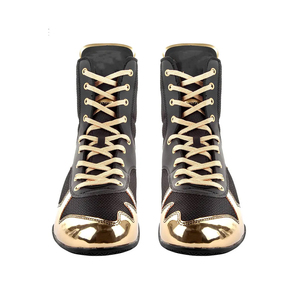 รองเท้าบูตผู้ชายกันลื่นหุ้มข้อสูงสำหรับมวยปล้ำและต่อสู้ - Product Image 1