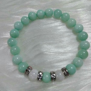 Pulsera con cuentas de resina de cristal transparente, regalo de joyería de moda - Product Image 1