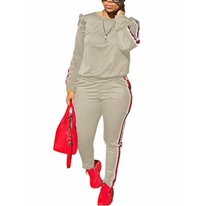 OEM Premium Quality 2 pieces Sweatsuit unisexe streetwear Custom Printed Vintage respirant Sweatsuit - Product Image 1