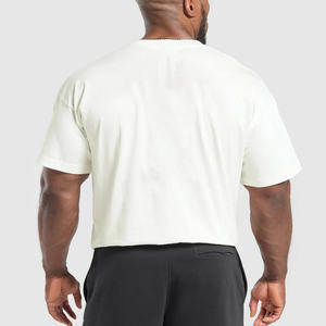 โลโก้พิมพ์ลายสกรีนแบบกำหนดเองแฟชั่นใหม่ ผ้าคอตตอน 100% หนัก 230GSM แห้งเร็ว ระบายอากาศได้ดี คอกลม ทรงปกติ สำหรับผู้ชาย - Product Image 3