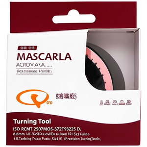 Plaquettes de tournage indexables ISO RCMT 2507MOS-372T9325 D. 8.6mm MT-CVD revêtues, lot de 10 pour outils de tournage de précision - Product Image 2