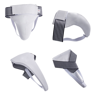 Protector Inguinal de Cuero Transpirable de Alta Calidad para Gimnasio, Entrenamiento, Boxeo, Muay Thai, Taekwondo, Deportes, con Logotipo Personalizado - Product Image 1