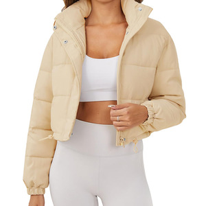 Vestes pour femmes avec logo personnalisé Manteaux en tissu léger à bulles Vestes en peluche Veste d'extérieur Vente en gros - Product Image 1