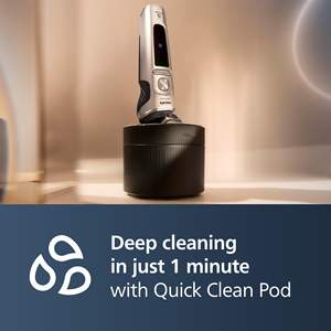 Afeitadora Eléctrica de Doble Cuchilla de Precisión, Afeitado en Seco y Húmedo, Revestimiento de Deslizamiento Suave, Sistema de Suspensión Flexible, Motor Digital, IPX7 para el Cuerpo - Product Image 4