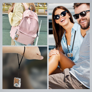 Mini fotocamera digitale 1080P HD piccolo portachiavi retrò 0.96 "schermo OTG <span class=keywords><strong>Vintage</strong></span> compatto Micro fotocamera tascabile per i regali - Product Image 5