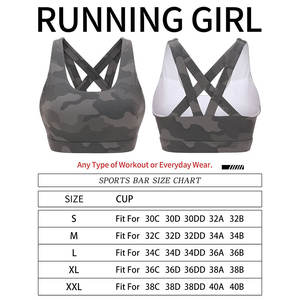 Ensemble de soutien-gorge de sport avec logo personnalisé du fabricant professionnel Bikini design dos nu unique et confortable à séchage rapide à bas prix - Product Image 4