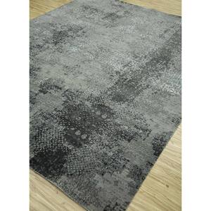 Alfombras Kavi Grises y Negras Hechas a Mano con Lana y Seda de Bambú, Modelo Esk-661 para Uso en la Cocina - Product Image 2