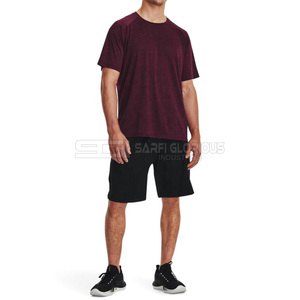 เสื้อยืดแขนสั้นคอกลมผ้าฝ้ายสำหรับผู้ชาย100% ป้องกันรอยยับและระบายอากาศพิมพ์ลายทึบดีไซน์ใหม่ลำลอง - Product Image 3