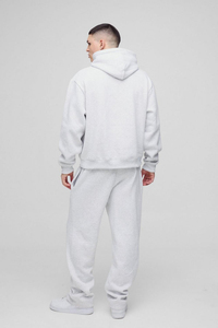 Casual Wear Men's Clothing Tracksuit Acid Wash 100% Cotton Custom Logo Flared Trouser and Pullover <b>Hoodie</b> For Men's - Product Image 5