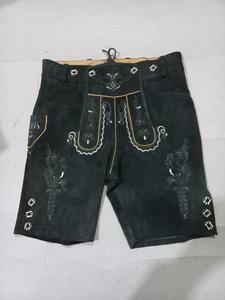 Anti-Wrinkle Bright Sustainable, Anti Pilling Colors Solid Cool & Stylish Lederhosen <b>Shorts</b> for Men - Product Image 5