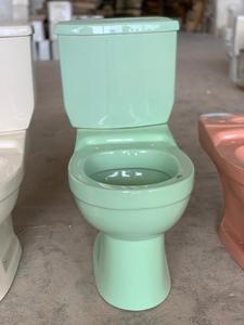 Armario de agua de cerámica montado en el suelo de dos piezas de 3/4.5L del proveedor de confianza Accesorios portátiles P-Trap para lavado de inodoro incluidos - Product Image 5