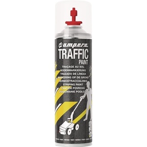 Peinture de signalisation routière rouge AMPERE 500 ml, peinture acrylique en spray pour marquage au sol, catégorie de produits - Product Image 1