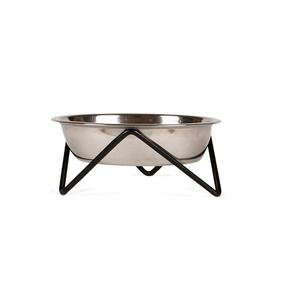 Bol à nourriture pour chien en acier inoxydable imperméable avec base en caoutchouc, taille et forme personnalisées - Product Image 3