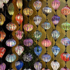 Linterna de seda artesanal tradicional Vietnam Premium decorativo tradicional linterna de seda artesanal perfecto para el mercado de exportación - Product Image 1