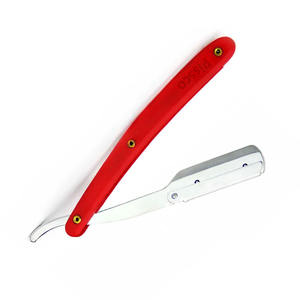 Fabricante líder Pissco de herramientas de barbería para salón, navaja plegable de acero inoxidable para cortar el cabello, cuchilla recta de acero inoxidable - Product Image 4