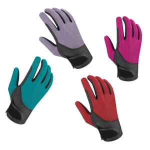 Guantes profesionales para montar a caballo con tela transpirable y correa de muñeca ajustable para entrenamiento ecuestre y eventos deportivos - Product Image 2