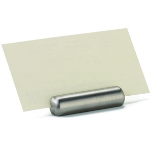 Stainless Steel Rectangle Place <b>Card</b> Holder Minimalist Design Durable <b>Table</b> Number Stand for Decoration - Product Image 1