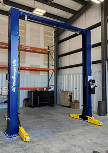 Elevador de Dos Postes para Estacionamiento de Autos, Elevador de Carga con Accionamiento Eléctrico e Hidráulico, Capacidad de 6 Toneladas, Altura de Elevación Inferior a 15 Pulgadas - Product Image 2