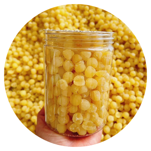 เมล็ดบัวแยมทรงกลมขนาดใหญ่เคลือบในชั้นน้ำตาลหวานเบาๆคุณภาพสูง - Product Image 1