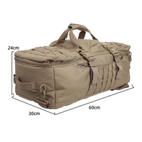 Sac à dos tactique de 60 L en gros, grande capacité, sac à dos tactique, sac à dos de sport tactique avec compartiment intérieur zippé