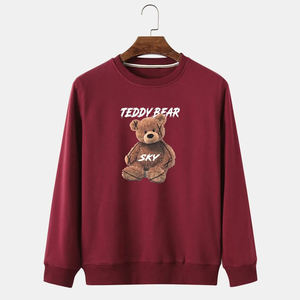 Sudadera Personalizada 2026 para Hombre, 100% Algodón, Estilo Casual, Hip Hop, Urbano, Manga Larga, Cuello Redondo, Patrón 3D en Relieve - Product Image 1