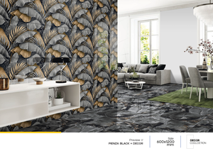 แผ่นพอร์ซเลนทนทานต่อการสึกหรอพื้นหินขัดเงาขนาด600x1200มม. สำหรับผนัง - Product Image 2