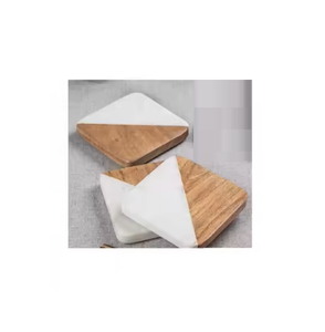 Vente chaude luxe pierre caboteur haute qualité marbre et bois sous-verres pour boissons pour mariage décorations pour la maison - Product Image 2