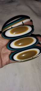 สร้อยข้อมือแฟชั่นทำจากทองเหลืองเรซินสำหรับผู้หญิงทำมือระดับสุดยอดงานตามสั่งไข่มุกสีที่โดดเด่นจากอินเดียโดยตรง - Product Image 4