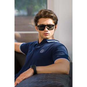 Polo para Hombre NAZ de Verano, Diseño Original, 100% Poliéster, Manga Corta, Corte Holgado y Cómodo, Bordado, Color Sólido, Alta Calidad - Product Image 2