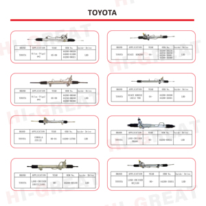 Pièces détachées automobiles 45510-06041, 44250-33340, 44250-32030, 44250-33023 Crémaillère <span class=keywords><strong>de</strong></span> <span class=keywords><strong>direction</strong></span> pour TOYOTA Camry - Product Image 4