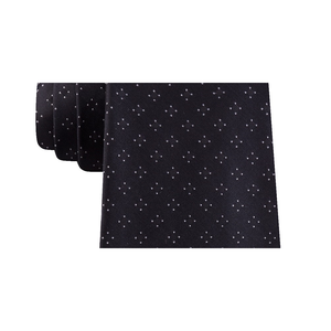 Cravatta Nera Slim Open Square Geo da Uomo Kenneth Cole Reaction, Taglia Regolare, Realizzata in Poliestere - Product Image 2