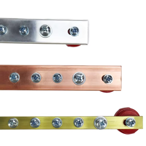 Terminais De Pá Isolados Para Equipamentos Elétricos e Armários De Controle Personalizado Cobre Aterramento Barramento Barramento Elétrico Bar - Product Image 5