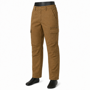 Pantalones Cargo con Bolsillos Profundos, Cómodos, de Mezcla de Algodón, Multibolsillos, Casuales, Estilo Urbano, Pantalones Utilitarios - Product Image 5