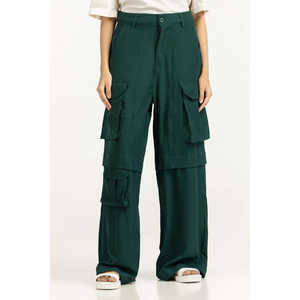 Pantalones Cargo de Lona para Mujer, Transpirables, WM-TRC-WS24-027, Formales, con Estampado, Cintura Baja, Largos, Tipo Jogger, Disponibles en Tallas XS a XL - Product Image 1