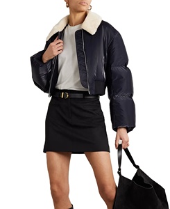 Chaqueta Bomber de Béisbol de Moda Urbana con Logotipo Personalizado al por Mayor, Talla Grande, Transpirable, de Secado Rápido, con Cuello Alto, Tela de Lona - Product Image 3