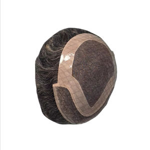 Peluca de Cabello Humano Taz Hair BD, Ondulado, Prótesis Capilar, 100% Cabello Remy Chino, con Frente de Encaje y Base Mono - Product Image 5