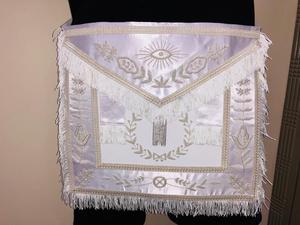 Delantal masónico DELANTAL DEL TESORERO Masonic Regalia - Product Image 6