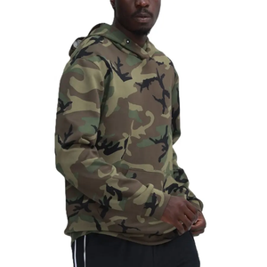 Sweat-shirt à capuche surdimensionné personnalisé en gros pour hommes et femmes, en molleton épais avec cordon de serrage réglable - Product Image 2