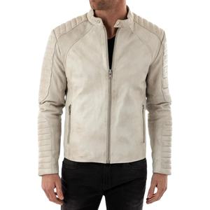 Veste de motard pour homme, réversible, en cuir véritable et toile, hiver, fourrure, imperméable, style streetwear, taille XL (XS 6XL) - Product Image 1