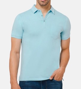 Camisetas de algodón de alta calidad para hombre, 5% spandex, uniforme de negocios de Golf para hombre, camiseta Polo de Color sólido, camiseta personalizada con cuello Polo - Product Image 1