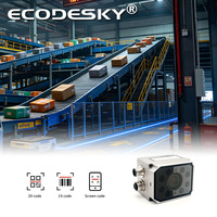 Escáner de Código de Barras Industrial Fijo Visual Ecodesky EMT-RS200, Lector de Códigos QR 1D 2D para Línea de Producción