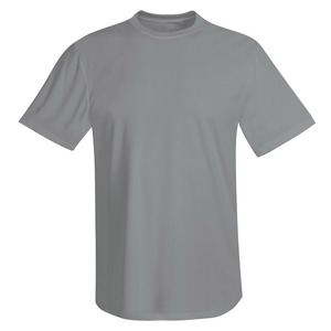 OEM directo de fábrica hecho o cuello liso manga corta Camiseta a granel plan algodón Camisetas en stock - Product Image 4