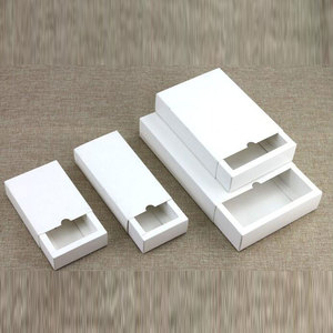 Lot livraison gratuite boîte-cadeau au détail noir Kraft papier tiroir boîte cadeau artisanat batterie externe emballage boîtes en carton - Product Image 2