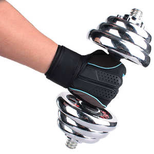 Guantes Deportivos de Medio Dedo para Entrenamiento con Pesas y Ciclismo, Antideslizantes y Resistentes al Desgaste, con Muñequeras, para Hombre y Mujer - Product Image 3