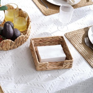 Las mejores decoraciones para sala de estar y comedor de lujo, servilleta de jacinto de agua, contenedor de almacenamiento, soporte de papel para comedor - Product Image 6