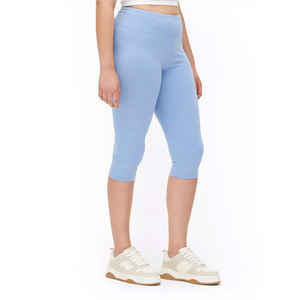 Women's High Waist <b>Capri</b> <b>Leggings</b> Fitness Yoga Wear Latest Fashion Comfortable Casual Style Breathable Solid Color TOPSHOP - Product Image 2