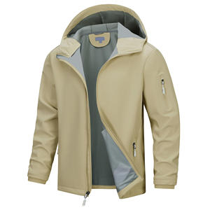 Haute qualité hommes à capuche Softshell veste imperméable léger isolé coupe-vent polaire doublé pluie Shell veste 2025 - Product Image 5