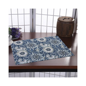 Hand-Detailed Vintage 15x18in Slub Texture <b>Table</b> Mat Solid Colour Earth-Safe Dyes 280GSM Quality Tailored For Organic Buyers - Product Image 5