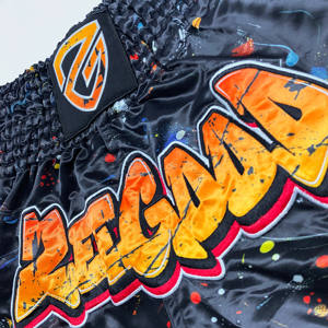 Shorts de Muay Thai décontractés à taille élastique personnalisés pour hommes - Vente chaude à bas prix, respirants et à séchage rapide - Product Image 5